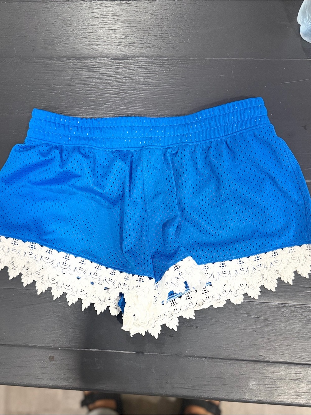 Altar’d State NWT Blue Lace-Trim Women's Shorts